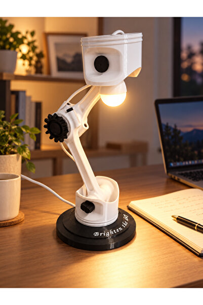 Generic Brand Lampa de birou, design piston si biela, realizata prin imprimar...