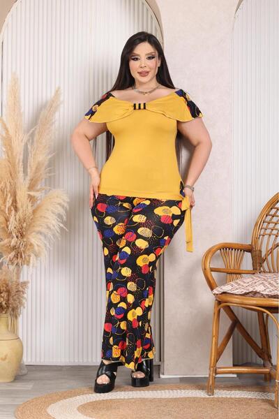 Eiline Büyük Beden Pijama Takımı