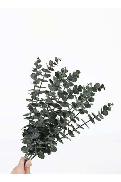 Generic 15pcs Eucalyptus Stems Decor Artificial Eucalyptus Leaves Faux Greene...