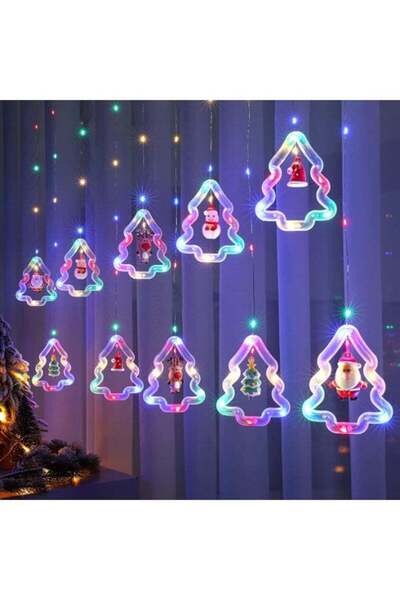 Generic Christmas Window Light, USB – Tree Shape Hanging LED