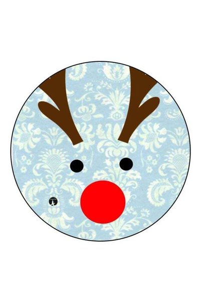 Generic Cartoon Printed Fridge Magnet Blue/Red/Brown 5.5cm