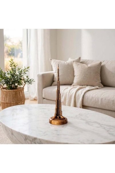 Generic Burj Khalifa Metal 23.5 cm/9.25 Inches ,Decoration Iconic Dubai Landm...