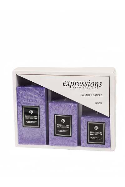 Generic Beautiful Life Scented Candles Set, Lavender Fragrance, 3PCS Classic ...