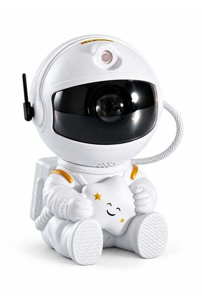 Generic Astronaut Galaxy Projector Night Light With Remote Control and 360 De...