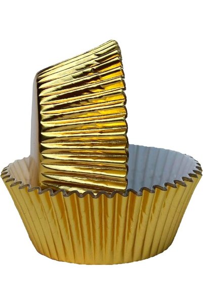 Regency Wraps أكواب خبز من الفويل، 96 كوب صغير ذهبي اللون، مقاوم للدهون، غير ...