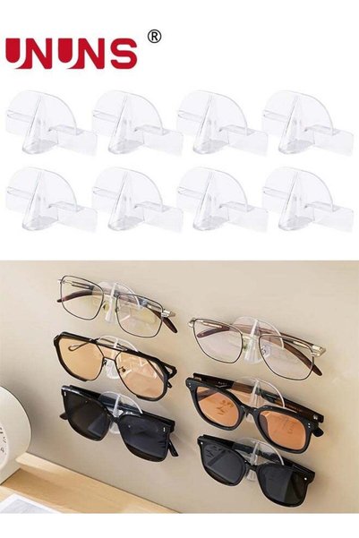 Generic Sunglasses Storage Rack,8 PCS Glasses Storage Racks,Wall-Mounted Glas...