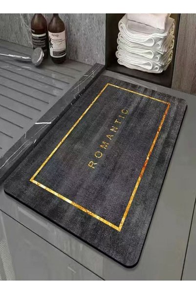 Generic Romantic Design Non Skid Super Absorbent Microfiber Soft Floor Rug We...