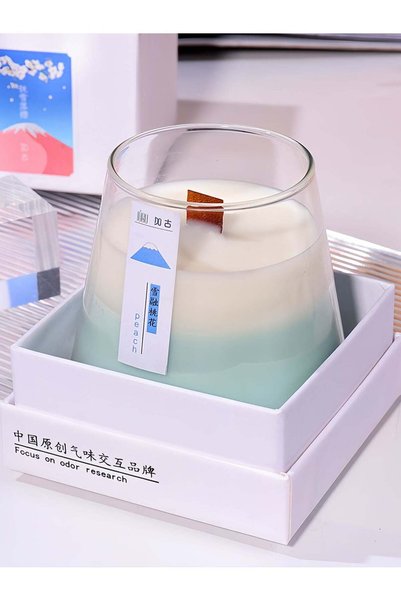 Generic Handmade Cherry Blossom Scented Candle - Natural Soy Wax, Smokeless, ...