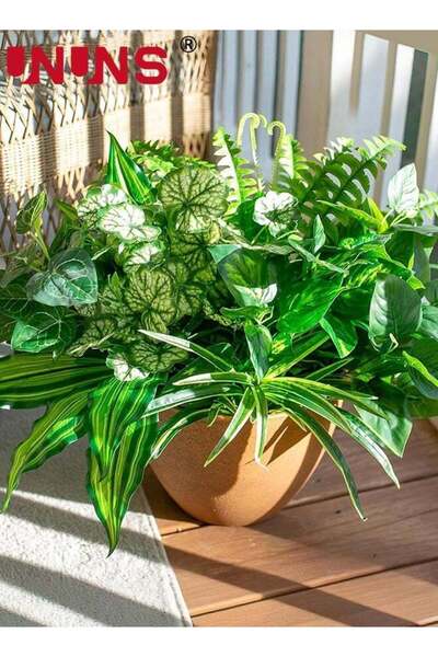 Generic Artificial Greenery Stems,8pcs Artificial Greenery Plants Fake Plasti...