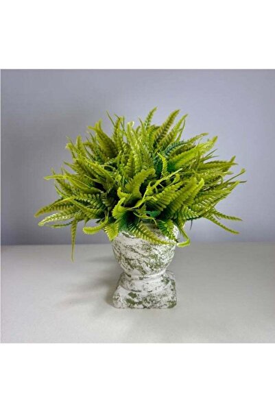 Generic Realistic Artificial Plant with Pot Small Faux Fern Greenery Bush Urn...
