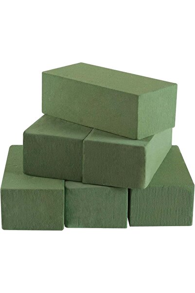 Generic 6 Pcs Floral Foam Blocks for Fresh & Artificial Flowers, Wet & Dry Gr...