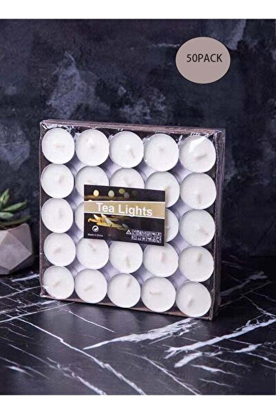 Generic 50 Pcs Unscented Tealight Candles, Small Mini Tea Lights Candles, Nat...