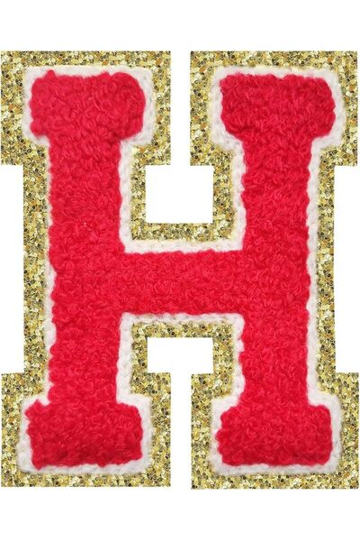 GENERAL Lyvur Letter Patches Iron on 3Pcs Chenille Letters for Jackets Varsit...