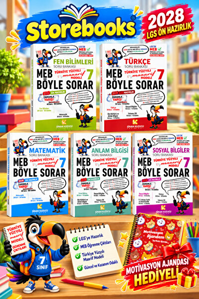 SİNAN KUZUCU YAYINLARI 7.Sınıf Mat -Fen-Türkçe -Sosyal ve Anlam Bilgisi Soru ...