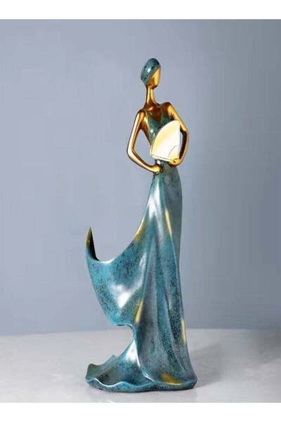 Generic Eastern Beauty Sculpture Resin Bottle Holder Stand Home Restaurant Dé...
