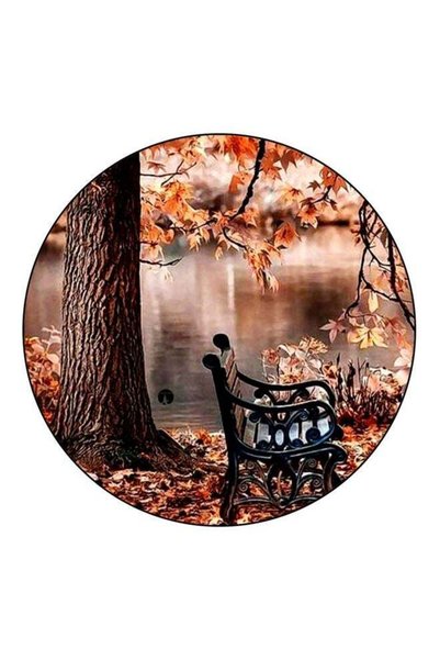 Generic Nature Printed Fridge Magnet Brown/Black 5.5cm