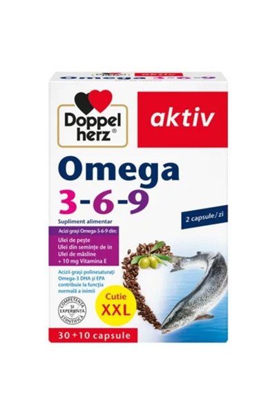 doppel herz Omega 3-6-9 Doppelherz Active, 40 tablete