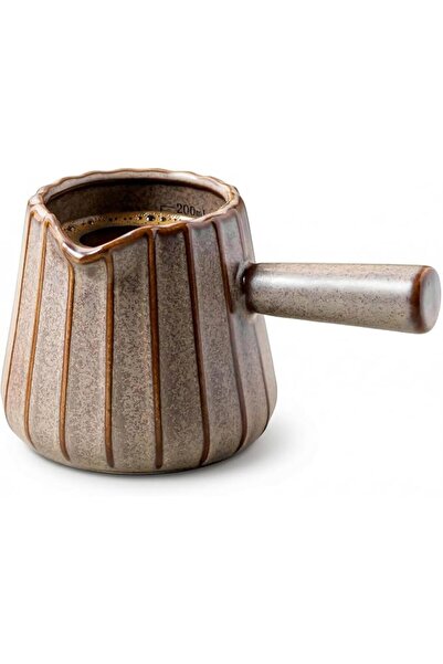 ANGJU كوب قياس الإسبريسو السيراميكي مع مقبض، أكواب قياس الإسبريسو مع فوهة، إك...