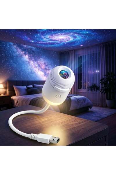 Generic Galaxy Projector Night Light 2-in-1 Holographic Star 5D Ocean Plug an...