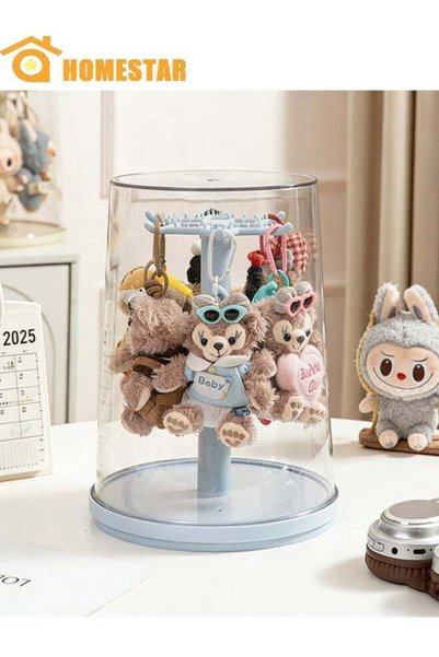 Generic Rotating Clear Display Case for Doll, Dust and Moisture Proof Acrylic...