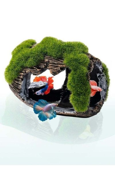 Generic Broken Barrel Fish Tank Decor, Fish Tank Accessories Decorations Resi...