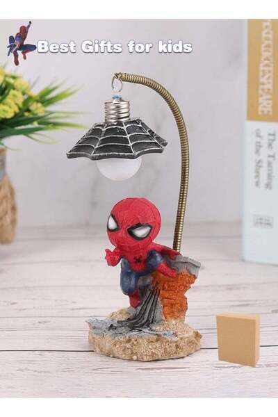 Generic Spider Man LED Night Light Decor Cool Superhero Desk Lamp for Kids & ...