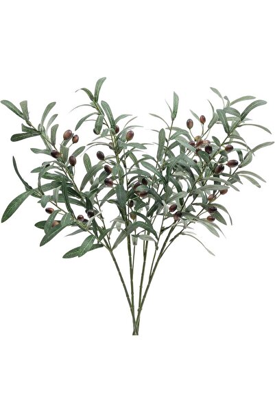 Generic 4 PCS 28 inch Artificial Olive Branches for Vases Greenery Olive Stem...