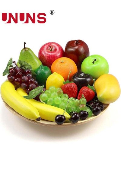 Generic 20 Pcs Fake Fruit,Artificial Fruit for Decoration Party,Realistic Fak...
