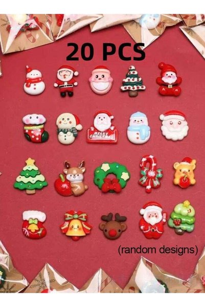 Generic 20 Christmas refrigerator magnets, Christmas-themed magnetic stickers...