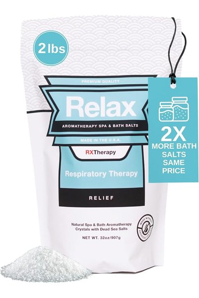 Relaxivet أملاح استحمام إبسوم للسبا والاسترخاء، أملاح استحمام عطرية، أملاح ال...