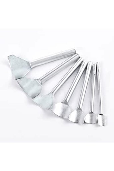 GENERAL Leather Craft Tools Quarter Circle Punch Set (10-40mm), 7 Pieces