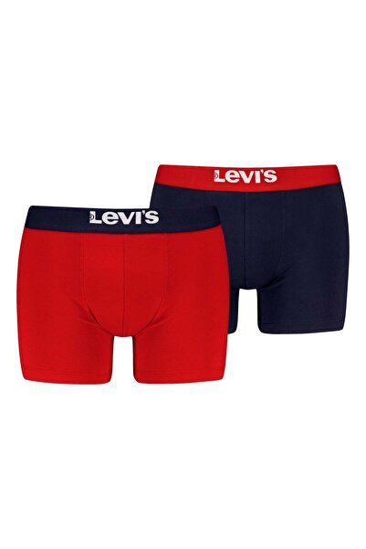 Levi's Ανδρικό μποξεράκι μονόχρωμο βασικό, σετ 2 τεμαχίων