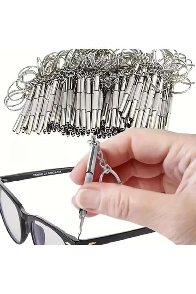 SET-OFF Set of 5 Steel Screwdrivers for Eyeglasses, Suitable for Watch Repair...