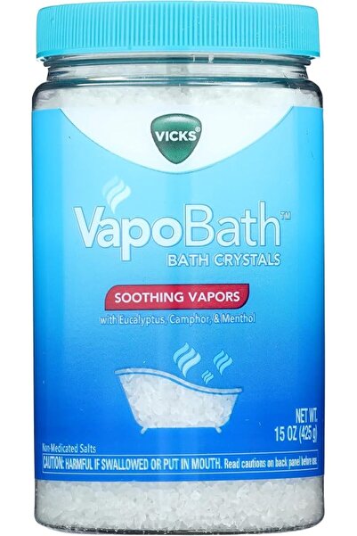 Vicks VapoBath, Bath Salts, Bath Bomb, Non-Medicated Bath Crystals, Comfortin...