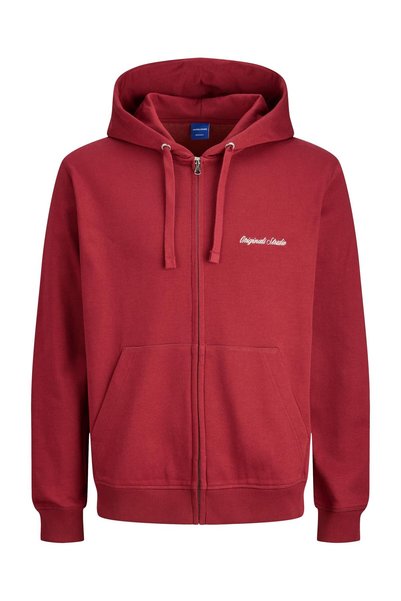Jack & Jones Ανδρικό Μπουφάν JORNORREBRO EMB Φούτερ με Κουκούλα και Φερμουάρ ...