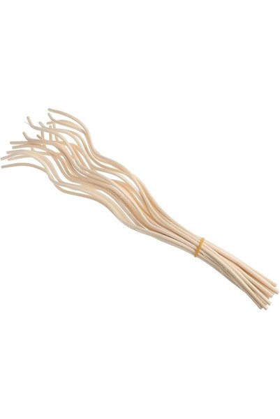 Healifty 40pcs Scent Diffuser Sticks Rattan Wavy Reed Stick Aroma Fragrance D...