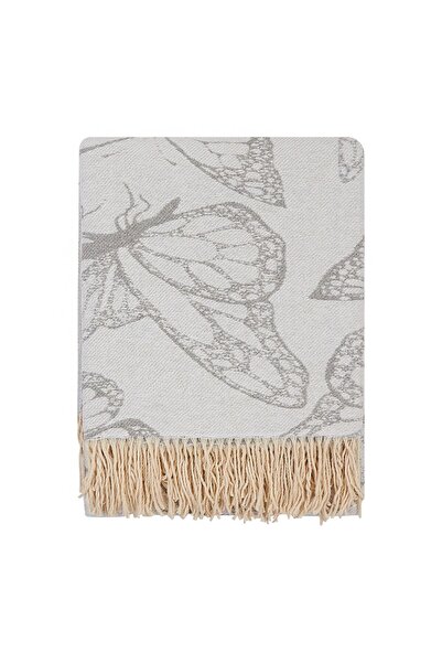 Cozy Blankets Pătură Cozy Blankets, 100% bumbac, gri-alb, 140 × 205 cm