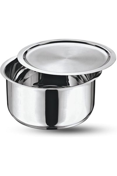 Vinod By Styli Vinod Stainless Steel 304 Grade Tope with Lid - 16 cm, 1.6 L (...