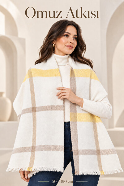 twenty ipek Seasonal Women's Plaid Scarf