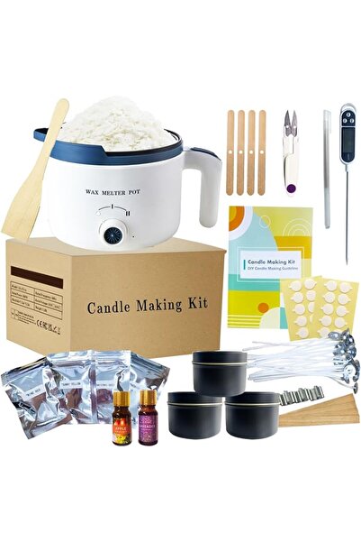 GENERAL Candle Making Kit with Electric Wax Melting Pot 1.5L and 680g Soy Wax