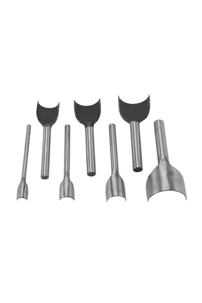 GENERAL Cryfokt Leather Craft Half-Round Punch Set Durable Steel Tool for Lea...