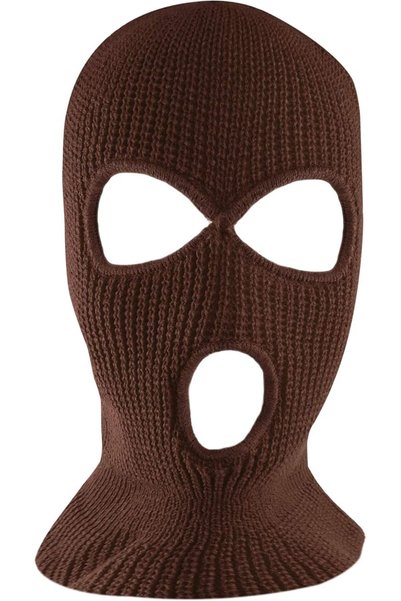 Super Z Outlet Knit Sew Acrylic Outdoor Full Face Cover Thermal Ski Mask One ...