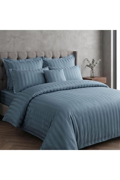 Master Home Textile طقم لحاف فندقي من الألياف الدقيقة ماركة MASTER، يناسب سري...