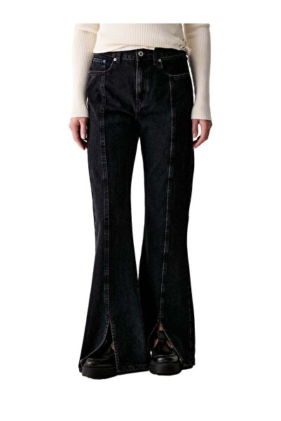 KARL LAGERFELD JEANS Γυναικείο τζιν ψηλόμεσο καμπάνα