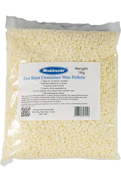 Mouldmaster شمع صويا غير معطر 1 كجم، حبيبات شمعية في عبوة (قد يختلف التعبئة)