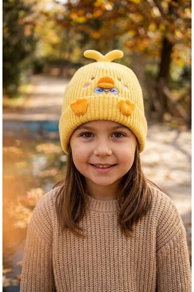 LAGRANZE Figured Fun Beret for Girls Aged 4-8