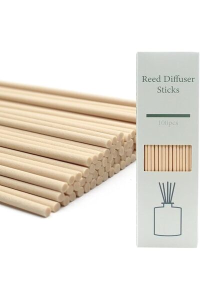 Generic 100PCS Reed Diffuser Sticks - 12 Inch Rattan Fiber Sticks for Essenti...