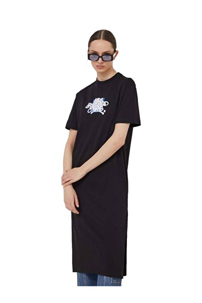 KARL LAGERFELD JEANS ΓΥΝΑΙΚΕΙΟ ΦΟΡΕΜΑ KLJ SSLV GRAFFITI TEE DRESS