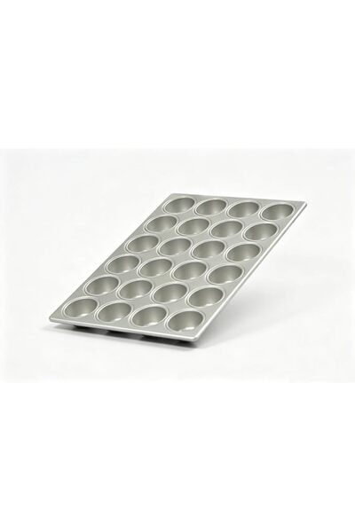 Topdon صينية خبز الكب كيك من TOPKITCHEN، تسع 24 كوب، مصنوعة من الفولاذ المطلي...