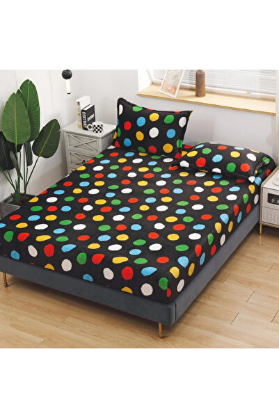 decorami Cearsaf / Husa cu Elastic Cocolino 180x200cm si 2 fete de perna 50x7...